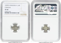 Caracas. Republic 1/4 Real 1829-CS XF40 NGC, Caracas mint, KM-C34. Scarce type. HID09801242017 © 2022 Heritage Auctions | All Rights Reserved