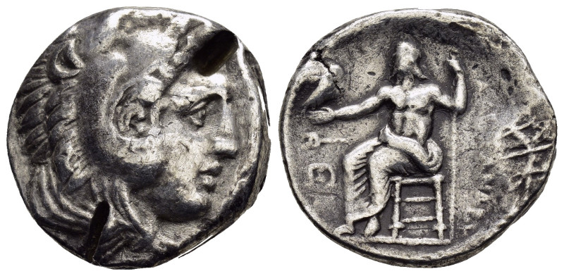 KINGS of MACEDON. Alexander III The Great.(336-323 BC).Tetradrachm.

Obv : Head ...