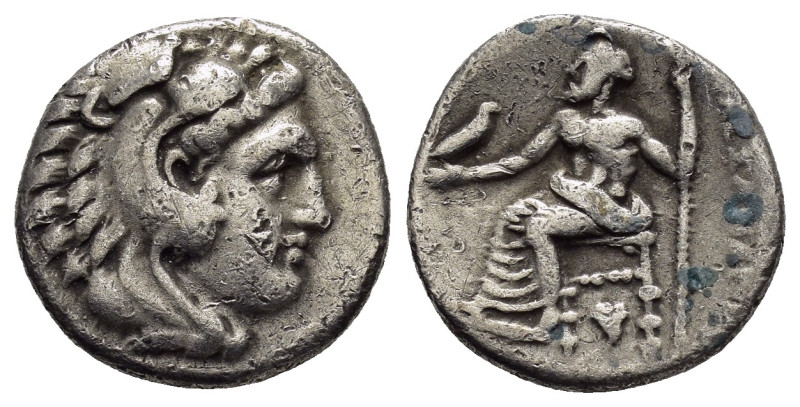 KINGS of MACEDON. Alexander III The Great.(336-323 BC).Drachm.

Obv : Head of He...