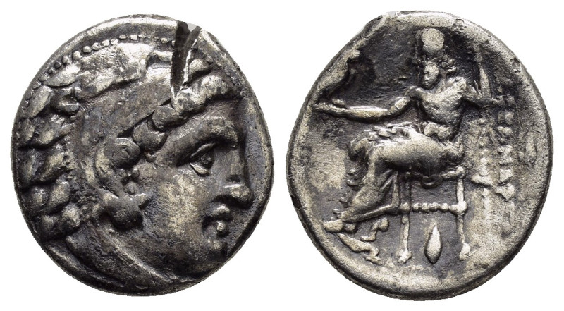 KINGS of MACEDON. Alexander III The Great.(336-323 BC).Drachm.

Obv : Head of He...
