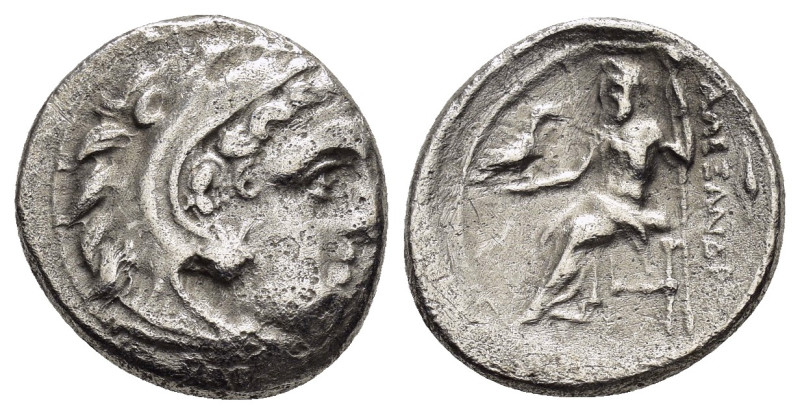 KINGS of MACEDON. Alexander III The Great.(336-323 BC).Drachm.

Obv : Head of He...