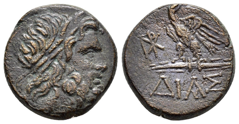 BITHYNIA.Dia.(Circa 85-65 BC).Ae.

Obv : Laureate head of Zeus to right.

Rev : ...