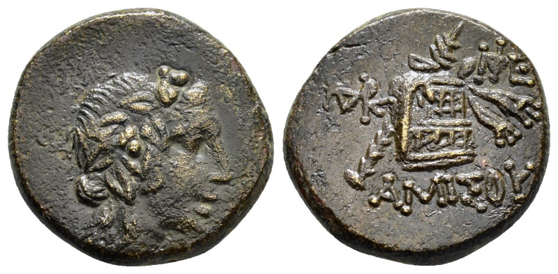 PONTUS. Amisos.Time of Mithradates VI Eupator.(Circa 105-90 or 90-85 BC). Ae.

O...