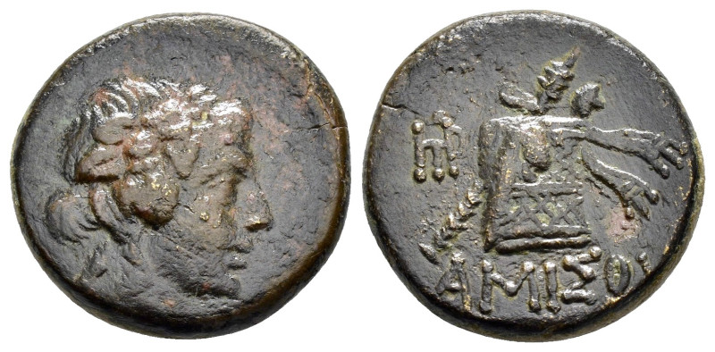 PONTUS. Amisos.Time of Mithradates VI Eupator.(Circa 105-90 or 90-85 BC). Ae.

O...
