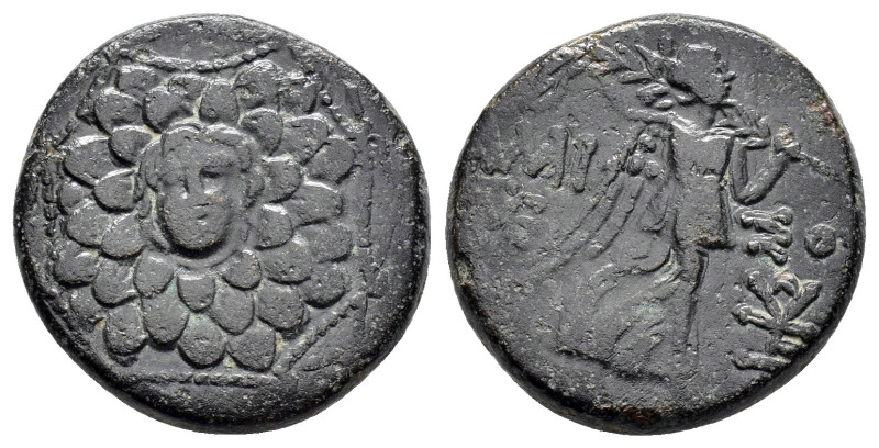 PONTUS.Amisos.(Circa 105-63 BC).Ae.

Obv : Aegis with Gorgon's head at center.

...