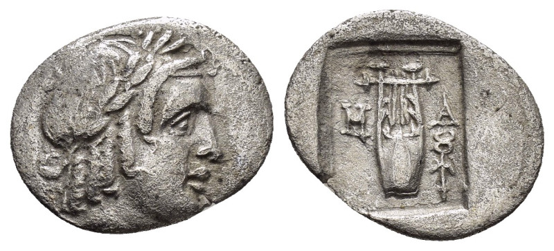 LYCIAN LEAGUE. Masicytes.(Circa 30-27 BC). Hemidrachm.

Obv : Λ - Y.
Laureate he...