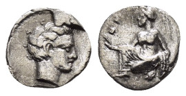 CILICIA. Tarsos.(Circa 389-375 BC).Obol.

Weight : 0.51 gr
Diameter : 9 mm