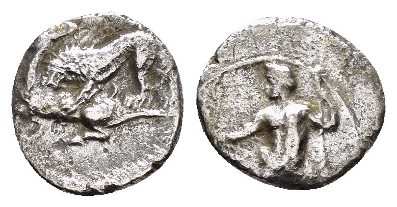 CILICIA, Tarsos. Mazaios. Satrap of Cilicia, 361/0-334 BC. AR Obol

Weight : 0.6...