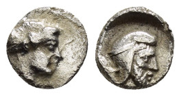 CILICIA, Mallos. Tiribazos. Satrap of Lydia, 388-380 BC. AR Obol 

Weight : 0.62 gr
Diameter : 8 mm