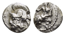 CILICIA. Tarsos. Pharnabazos.(380-374 BC). Obol.

Weight : 0.36 gr
Diameter : 8 mm