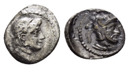 CILICIA. Uncertain.(4th century BC).Obol.

Weight : 0.48 gr
Diameter : 9 mm
