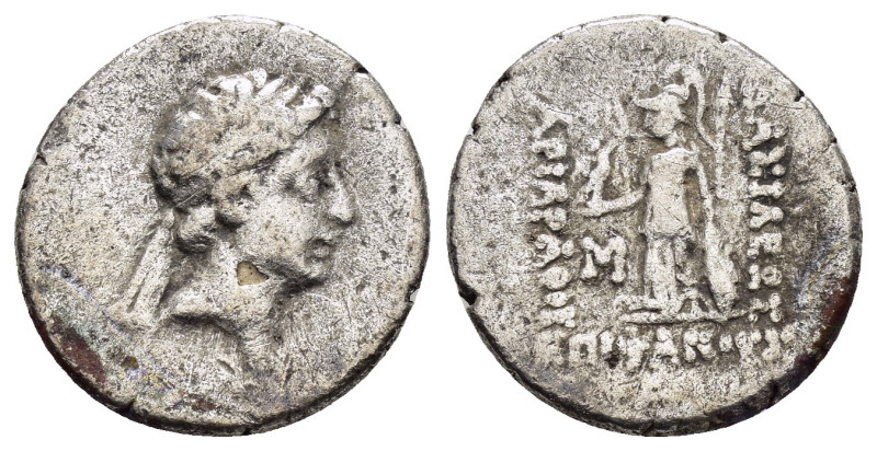 KINGS of CAPPADOCIA.Eusebeia.Ariarathes V.(Circa 163-130 BC).Drachm.

Weight : 4...