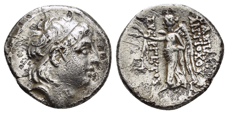 SELEUKID KINGDOM. Antiochos VII Euergetes (Sidetes) (138-129 BC). Drachm. 

Weig...