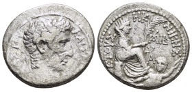 SYRIA. Seleucis and Pieria. Antioch. Augustus (27 BC-14 AD). Tetradrachm. 

Weight : 14.3 gr
Diameter : 27 mm