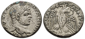 SYRIA. Seleucis and Pieria. Laodicea ad Mare. Caracalla (198-217). Tetradrachm.

Weight : 13.7 gr
Diameter : 26 mm