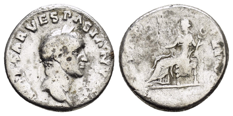 VESPASIAN.(69-79). Rome.Denarius.

Weight : 3.09 gr
Diameter : 17 mm