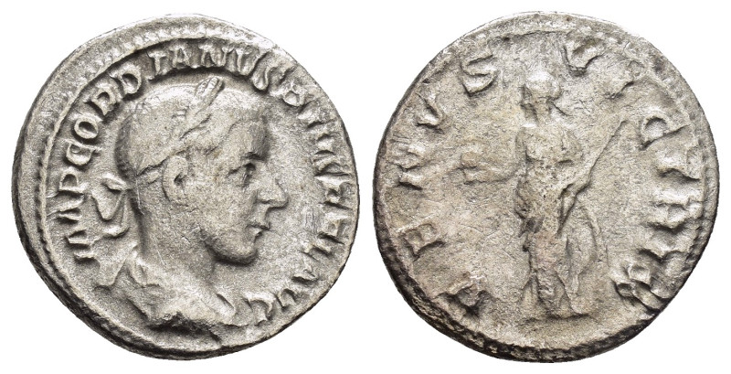 GORDIAN III.(238-244).Rome.Denarius.

Weight : 2.7 gr
Diameter : 19 mm