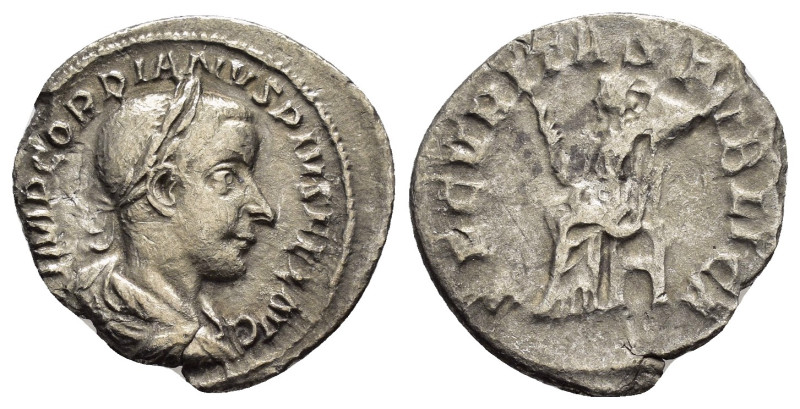 GORDIAN III.(238-244).Rome.Denarius.

Weight : 1.6 gr
Diameter : 19 mm