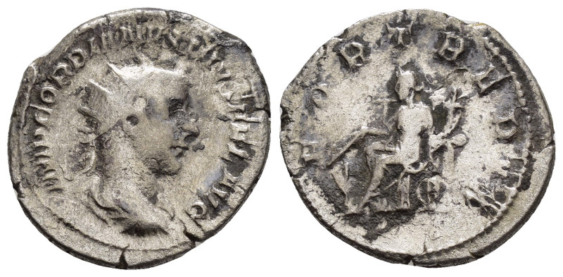 GORDIAN III.(238-244).Rome.Antoninianus.

Weight : 4.2 gr
Diameter : 22 mm