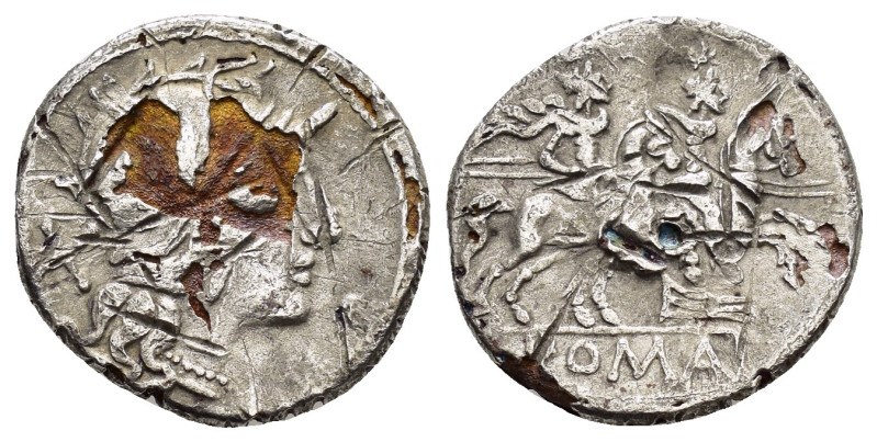 Roman Republican Coin.

Weight : 3.1 gr
Diameter : 17 mm