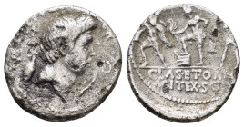 Roman Republican Coin.

Weight : 3.5 gr
Diameter : 19 mm