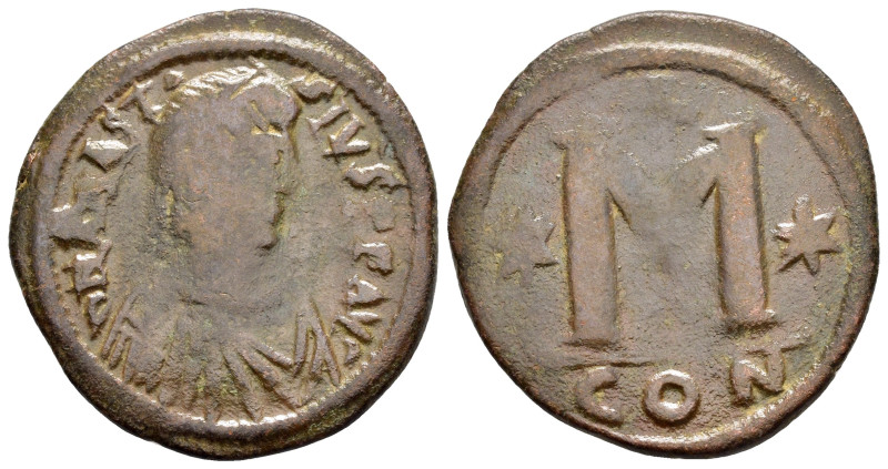 ANASTASIUS I.(491-518).Constantinople.Follis.

Weight : 16.6 gr
Diameter : 33 mm