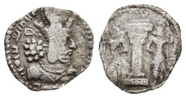 SASANIAN KINGS. Vahrām II.(276-293).Obol.

Weight : 0.61 gr
Diameter : 13 mm