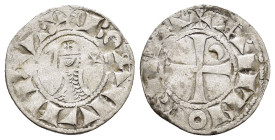CRUSADERS.Antioch.Bohemund III.(1162-1201).BI Denier.

Weight : 0.85 gr
Diameter : 17 mm