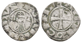 CRUSADERS.Antioch.Bohemund III.(1162-1201).BI Denier.

Weight : 0.82 gr
Diameter : 16 mm