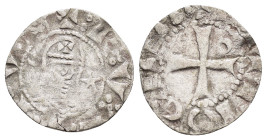 CRUSADERS.Antioch.Bohemund III.(1162-1201).BI Denier.

Weight : 0.66 gr
Diameter : 16 mm
