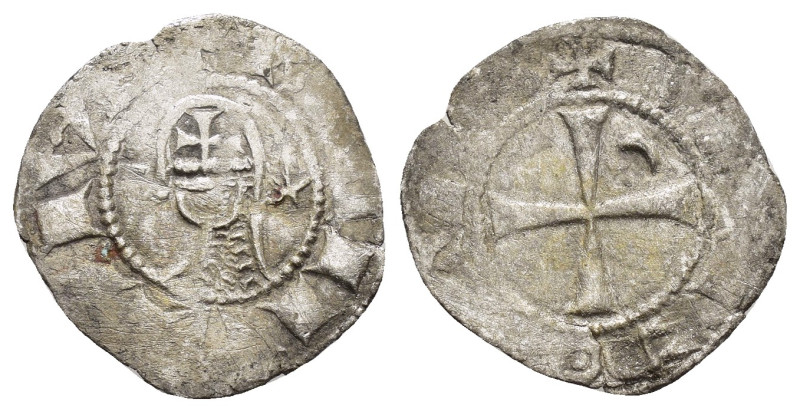 CRUSADERS.Antioch.Bohemund III.(1162-1201).BI Denier.

Weight : 0.71 gr
Diameter...