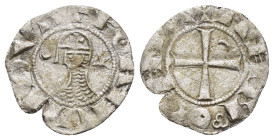 CRUSADERS.Antioch.Bohemund III.(1162-1201).BI Denier.

Weight : 0.66 gr
Diameter : 16 mm