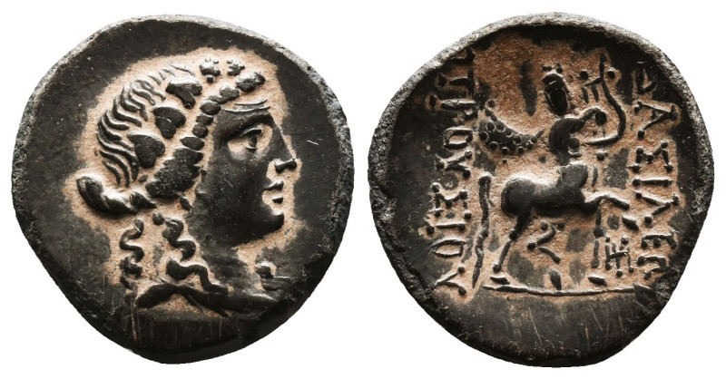 Kings of Bithynia. Prusias II (182-149 BC). Ae
Obv. Wreathed head of Dionysos r...