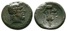 Greek Coins. 4th - 1st century B.C. AE
Reference:
Condition: Very Fine

Weight:5.73gr
Dimention:19.16mm