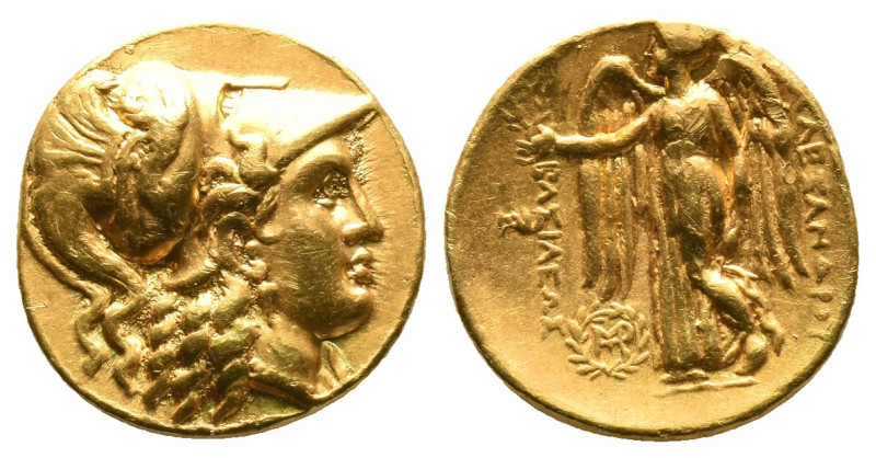 KINGS OF MACEDON. Alexander III 'the Great' (336-323 BC). Gold Stater.
Referenc...