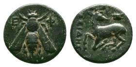 Greek Coins. 4th - 1st century B.C. AE
Reference:
Condition: Very Fine

Weight:2.09gr
Dimention:13.78mm