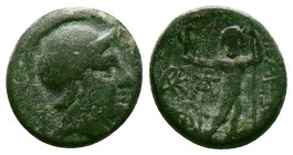 Greek Coins. 4th - 1st century B.C. AE
Reference:
Condition: Very Fine

Weight:4.86gr
Dimention:16.72mm