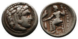 KINGS OF MACEDON. Alexander III 'the Great' (336-323 BC).Drachm.
Reference:
Condition: Very Fine

Weight:4.03gr
Dimention:17.07mm