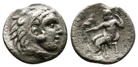 KINGS OF MACEDON. Alexander III 'the Great' (336-323 BC).Drachm.
Reference:
Condition: Very Fine

Weight:3.69gr
Dimention:17.15mm