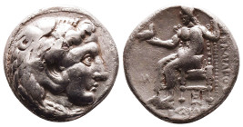 KINGS OF MACEDON. Alexander III 'the Great' (336-323 BC).
Reference:
Condition: Very Fine

Weight:3.55gr
Dimention:16.79mm
