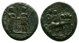 Greek Coins. 4th - 1st century B.C. AE
Reference:
Condition: Very Fine

Weight:6.01gr
Dimention:15.90mm