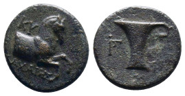 Greek Coins. 4th - 1st century B.C. AE
Reference:
Condition: Very Fine

Weight:4.01gr
Dimention:16.88mm