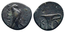 Greek Coins. 4th - 1st century B.C. AE
Reference:
Condition: Very Fine

Weight:2.77gr
Dimention:16.82mm