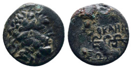 Greek Coins. 4th - 1st century B.C. AE
Reference:
Condition: Very Fine

Weight:3.68gr
Dimention:16.15mm