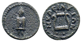 AEOLIS. Myrina. Ae (3rd century AD).
Reference:
Condition: Very Fine

Weight:1.53gr
Dimention:13.30mm