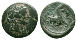 Greek Coins. 4th - 1st century B.C. AE
Reference:
Condition: Very Fine

Weight:4.92gr
Dimention:17.84mm