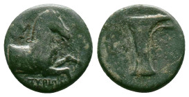 Greek Coins. 4th - 1st century B.C. AE
Reference:
Condition: Very Fine

Weight:3.50gr
Dimention:16.09mm