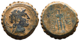 Greek Coins. Seleukid Empire, 4th - 1st century B.C. AE
Reference:
Condition: Very Fine

Weight:16.69gr
Dimention:25.62mm