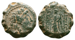Greek Coins. Seleukid Empire, 4th - 1st century B.C. AE
Reference:
Condition: Very Fine

Weight:5.48gr
Dimention:17.01mm