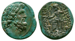 Greek Coins. Seleukid Empire, 4th - 1st century B.C. AE
Reference:
Condition: Very Fine

Weight:7.46gr
Dimention:21.00mm